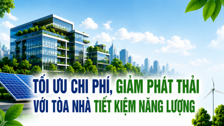 [TIẾT KIỆM ĐIỆN] Tối ưu chi phí, giảm phát thải với tòa nhà tiết kiệm năng lượng