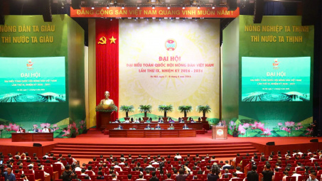 Khai mạc phiên thứ nhất Đại hội đại biểu toàn quốc Hội Nông dân Việt Nam lần thứ IX