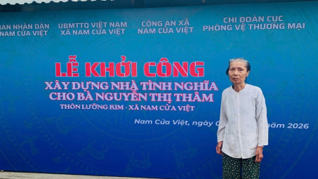 Chi đoàn Cục Phòng vệ thương mại khởi công xây dựng nhà tình nghĩa tại tỉnh Quảng Trị