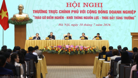 Thường trực Chính phủ đối thoại với cộng đồng doanh nghiệp, tháo gỡ các điểm nghẽn để thúc đẩy tăng trưởng