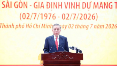 Phát biểu của Tổng Bí thư, Chủ tịch nước Tô Lâm tại Lễ kỷ niệm 50 năm Ngày Thành phố Sài Gòn-Gia Định vinh dự mang tên Chủ tịch Hồ Chí Minh
