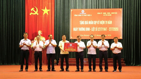 EVNGENCO3 trao 947 phần quà nghĩa tình tri ân tại Ninh Bình nhân dịp 27/7