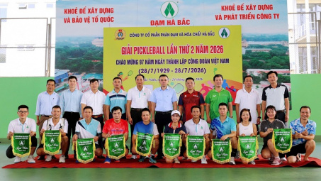 Sôi nổi Giải Pickleball Đạm Hà Bắc lần thứ II năm 2026