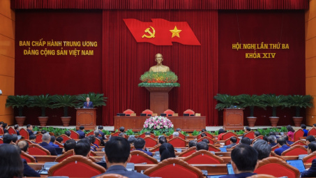 Thông cáo báo chí ngày làm việc thứ năm và bế mạc Hội nghị Trung ương 3 khoá XIV