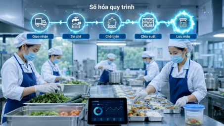 Hà Nội: Quản lý bếp ăn bán trú bằng ứng dụng số từ năm học 2026 - 2027
