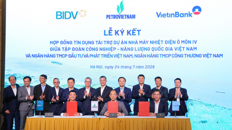 Ký kết hợp đồng tín dụng 7.300 tỷ đồng tài trợ dự án nhà máy nhiệt điện Ô Môn IV