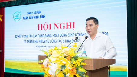 Phân lân Ninh Bình lợi nhuận tăng 37,4% trong 6 tháng đầu năm 2026