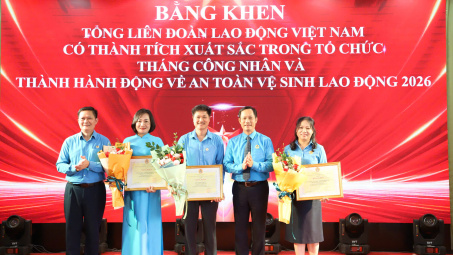 Hơn 116.500 người lao động ngành Công Thương được chăm lo trong Tháng Công nhân 2026