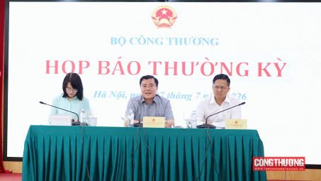 [CHÙM ẢNH] Bộ Công Thương tổ chức họp báo thường kỳ Quý II/2026