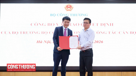 Bộ Công Thương tổ chức trao quyết định bổ nhiệm Phó Cục trưởng Cục Công nghiệp