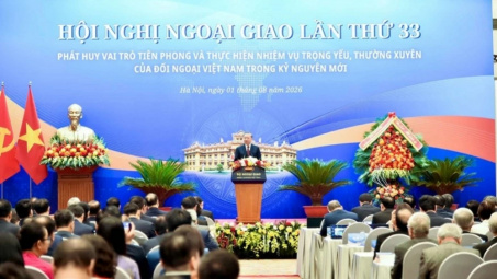 Khai mạc Hội nghị Ngoại giao lần thứ 33: Phát huy vai trò trọng yếu, thường xuyên của đối ngoại Việt Nam trong kỷ nguyên mới