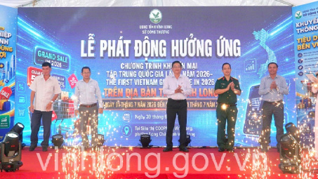 Vĩnh Long phát động hưởng ứng Chương trình Khuyến mại tập trung quốc gia lần 1 năm 2026