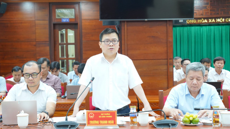 Thứ trưởng Trương Thanh Hoài làm việc với tỉnh Đắk Lắk về phát triển công nghiệp, năng lượng