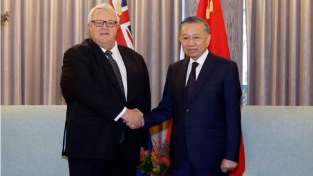 Tổng Bí thư, Chủ tịch nước Tô Lâm hội kiến Chủ tịch Quốc hội New Zealand