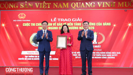 [CHÙM ẢNH] Lễ trao giải Cuộc thi chính luận về bảo vệ nền tảng tư tưởng của Đảng trong ngành Công Thương năm 2026