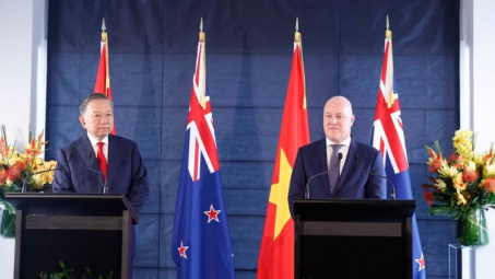 Tổng Bí thư, Chủ tịch nước Tô Lâm và Thủ tướng New Zealand gặp gỡ báo chí