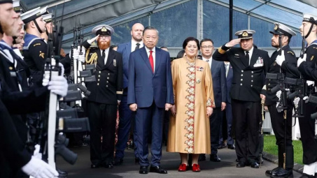 Lễ đón Tổng Bí thư, Chủ tịch nước Tô Lâm thăm cấp Nhà nước tới New Zealand