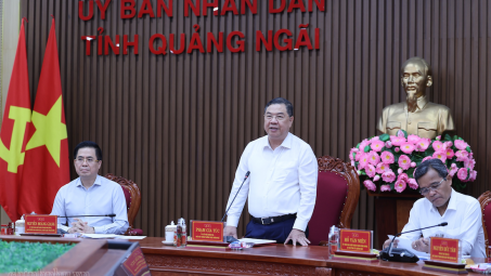 Phó Thủ tướng Thường trực Phạm Gia Túc: Quảng Ngãi cần phát huy tối đa tiềm năng, tạo động lực tăng trưởng mới