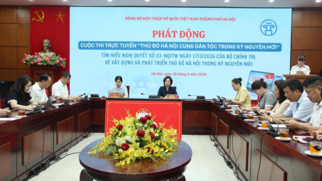 Hà Nội tổ chức Cuộc thi trực tuyến “Thủ đô Hà Nội cùng dân tộc trong kỷ nguyên mới”