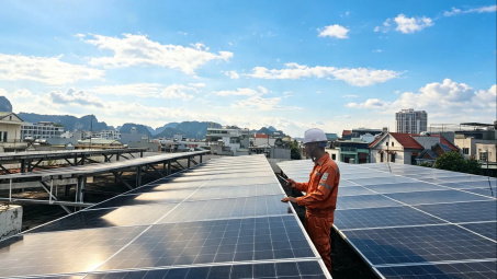 Điện mặt trời mái nhà lan tỏa khắp Quảng Ninh