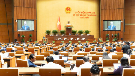 Quốc hội thống nhất bổ sung 3 nội dung vào Chương trình kỳ họp không thường lệ thứ Nhất