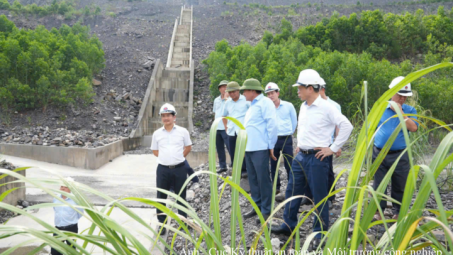 Ban Chỉ huy Phòng thủ dân sự Bộ Công Thương kiểm tra công tác phòng, chống thiên tai tại TKV