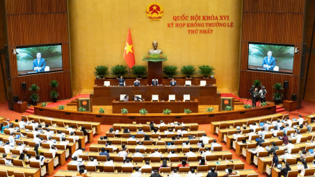 Thông cáo báo chí số 16, Kỳ họp không thường lệ thứ Nhất, Quốc hội khóa XVI