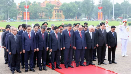 81 năm Quốc khánh 2/9: Lãnh đạo Đảng, Nhà nước vào Lăng viếng Chủ tịch Hồ Chí Minh