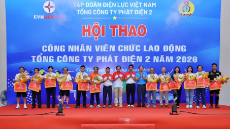 Hội thao Tổng công ty Phát điện 2: Sôi nổi, gắn kết thiết thực chào mừng Ngày Quốc khánh
