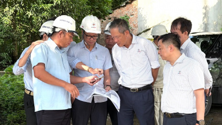 Lãnh đạo EVNNPT kiểm tra, đôn đốc tiến độ Dự án đường dây 220kV Than Uyên - Lào Cai