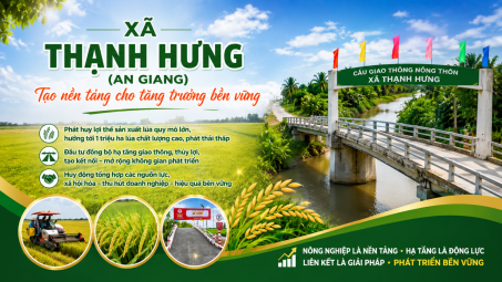 Xã Thạnh Hưng (An Giang): Kiến tạo nguồn lực cho mục tiêu tăng trưởng bền vững