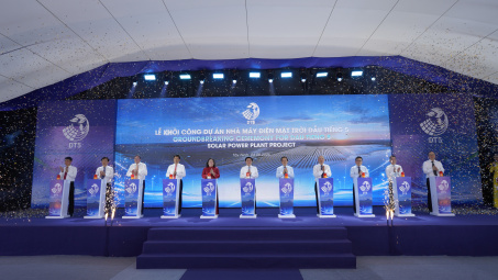 Tây Ninh: Khởi công Dự án Nhà máy điện mặt trời Dầu Tiếng 5 với tổng mức đầu tư 7.774 tỷ đồng
