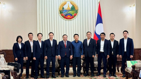 Vinachem tăng cường phối hợp với các cơ quan của Lào, thúc đẩy Dự án Kali