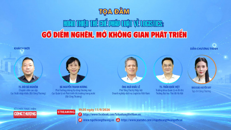 [Tọa đàm trực tuyến] Hoàn thiện thể chế pháp luật về logistics: Gỡ điểm nghẽn, mở không gian phát triển
