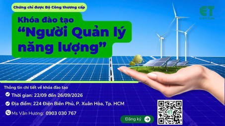 Bộ Công Thương tổ chức khóa đào tạo Người quản lý năng lượng, Kiểm toán viên năng lượng tháng 9