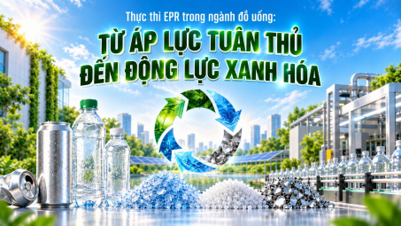 Thực thi EPR trong ngành đồ uống: Từ áp lực tuân thủ đến động lực xanh hóa