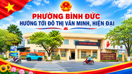 Phường Bình Đức (An Giang) hướng tới đô thị văn minh, hiện đại