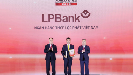 LPBank được vinh danh Top 6 ngân hàng tư nhân nộp ngân sách lớn nhất Việt Nam 2026