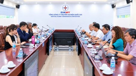 EVNNPT làm việc với ADB về tiến độ hợp tác liên kết lưới điện Việt - Lào