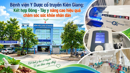 Bệnh viện Y Dược cổ truyền Kiên Giang: Kết hợp Đông - Tây y nâng cao hiệu quả chăm sóc sức khỏe nhân dân