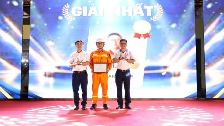 Lê Quang Khởi - Từ thực tiễn hiện trường đến giải Nhất An toàn vệ sinh viên giỏi Công ty Truyền tải điện 3