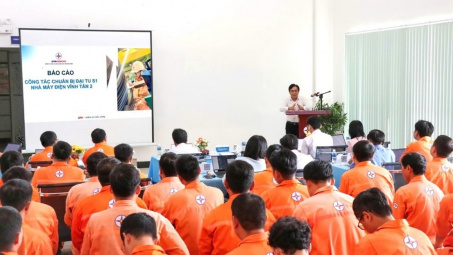 Công ty EPS: Phát động thi đua hoàn thành đại tu tổ máy S1 Nhà máy Nhiệt điện Vĩnh Tân 2