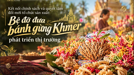 Bánh gừng Khmer phát triển thị trường nhờ kết nối chính sách và quyết tâm đổi mới tổ chức sản xuất