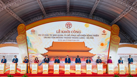 Tổng Bí thư, Chủ tịch nước Tô Lâm dự Lễ khởi công Dự án đầu tư bảo quản, tu bổ, phục hồi Điện Kính Thiên