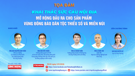 [Tọa đàm trực tuyến] Khai thác sức cầu nội địa, mở rộng đầu ra cho sản phẩm vùng đồng bào dân tộc thiểu số và miền núi