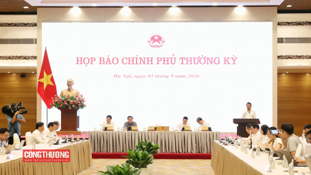 [CHÙM ẢNH] Họp báo Chính phủ thường kỳ tháng 8/2026