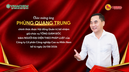 Ông Phùng Quang Trung được bổ nhiệm Tổng Giám đốc Casumina