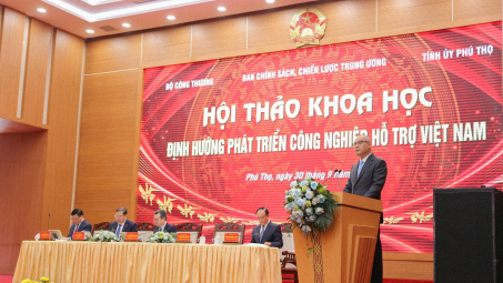 [VIDEO] Bí thư Tỉnh ủy Phú Thọ: Công nghiệp hỗ trợ - Mắt xích then chốt, quyết định năng lực tự chủ chiến lược của quốc gia
