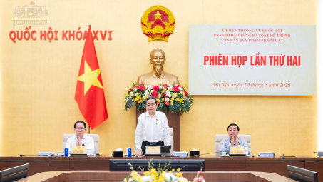 Chủ tịch Quốc hội Trần Thanh Mẫn chủ trì Phiên họp lần thứ hai Ban Chỉ đạo Tổng rà soát hệ thống văn bản quy phạm pháp luật