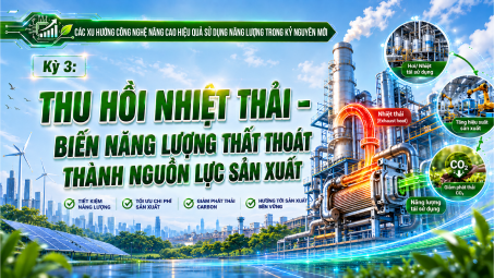 [Emagazine] Kỳ 3: Thu hồi nhiệt thải - Biến năng lượng thất thoát thành nguồn lực sản xuất